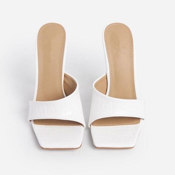 slippers summer women's sandals fashion square head high heel outdoor light pu leather stilettos woman, Black
slippers summer women's sandals fashion square head high heel outdoor light pu leather stilettos woman, Black