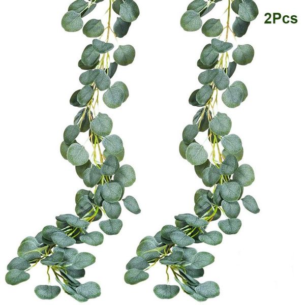 decorative flowers & wreaths 1m artificial eucalyptus leaves ivy leaf garland vine simulation plants hanging diy wreath for home wedding dec
decorative flowers & wreaths 1m artificial eucalyptus leaves ivy leaf garland vine simulation plants hanging diy wreath for home wedding dec