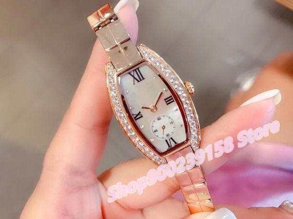 wristwatches full cz zircon bezel wine barrel watches fashion rome digital nature shell quartz bracelet wristwatch senior crystal jewelry, Slivery;brown
wristwatches full cz zircon bezel wine barrel watches fashion rome digital nature shell quartz bracelet wristwatch senior crystal jewelry, Slivery;brown
