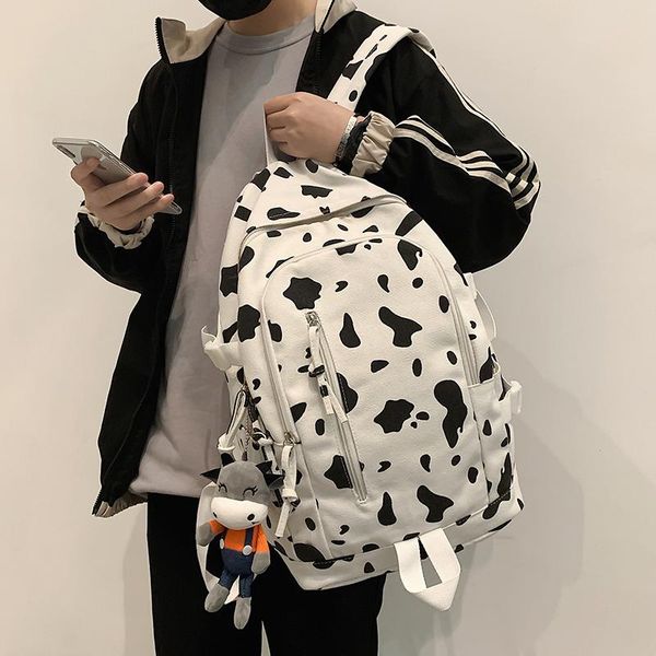 backpack schoolbag female korean high school students cute cow pattern junior large capacity canvas
backpack schoolbag female korean high school students cute cow pattern junior large capacity canvas