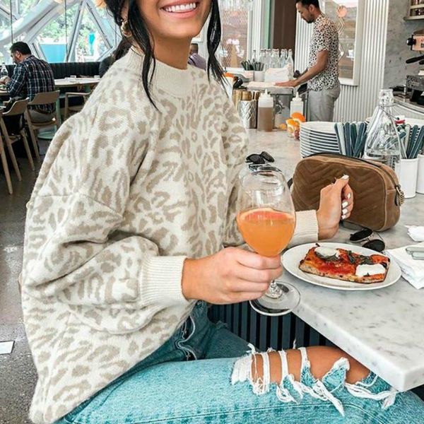 women's sweaters women leopard pullover and winter long-sleeve 2021 casual o neck animal print knitted sweater female jumper knitwear, White;black
women's sweaters women leopard pullover and winter long-sleeve 2021 casual o neck animal print knitted sweater female jumper knitwear, White;black