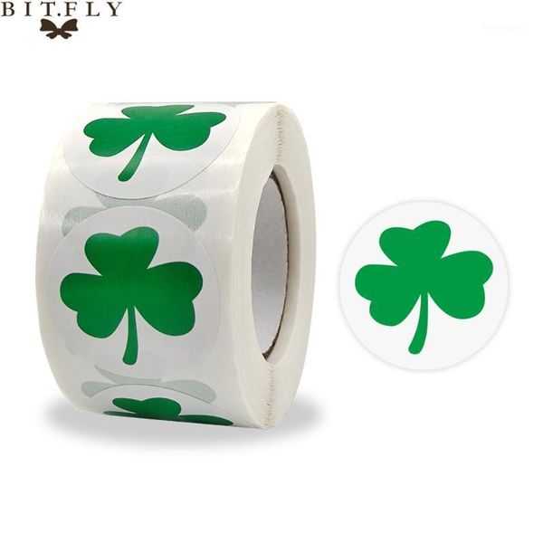 party decoration 500pcs green clover stickers happy st.patrick's day 1.5" round seal labels gift packaging sticker irish decor1
party decoration 500pcs green clover stickers happy st.patrick's day 1.5" round seal labels gift packaging sticker irish decor1