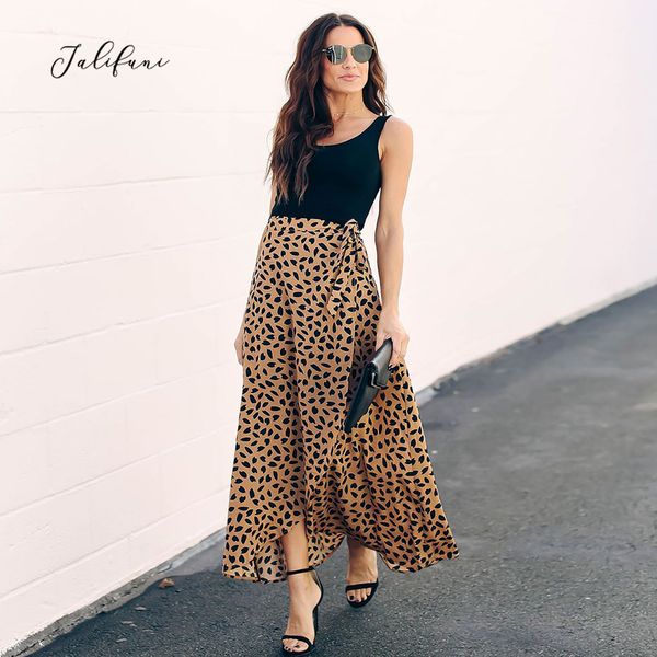 split high waist a-line skirt dot printed summer women beach party long skirt new high waist with belt ruffles wrap skirts 210415, Black
split high waist a-line skirt dot printed summer women beach party long skirt new high waist with belt ruffles wrap skirts 210415, Black