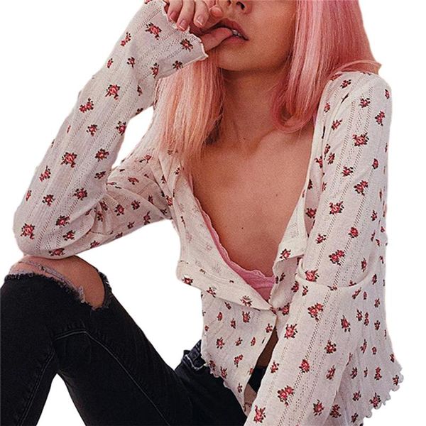 autumn deep v neck blouse casual knitted long sleeve women blusas fashion floral print lady shirts harajuku streetwear women's blou, White
autumn deep v neck blouse casual knitted long sleeve women blusas fashion floral print lady shirts harajuku streetwear women's blou, White
