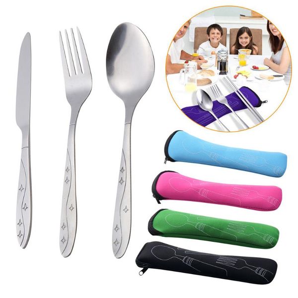 spoons 3 pcs stainless steel knifes fork spoon family travel camping cutlery eyeful carrying case kitchen accessory set
spoons 3 pcs stainless steel knifes fork spoon family travel camping cutlery eyeful carrying case kitchen accessory set