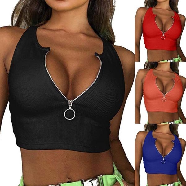 womens crop summer 2021 casual tank vest sleeveless zipper basic t-shirt solid color tee women's tanks & camis, White
womens crop summer 2021 casual tank vest sleeveless zipper basic t-shirt solid color tee women's tanks & camis, White