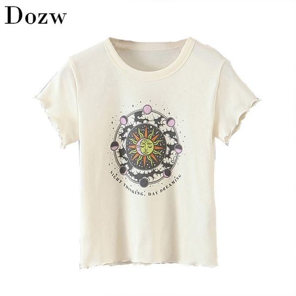fashion print short t shirt women o neck skinny ladies sleeve casual tunic summer sheath female haut femme 210515, White
fashion print short t shirt women o neck skinny ladies sleeve casual tunic summer sheath female haut femme 210515, White