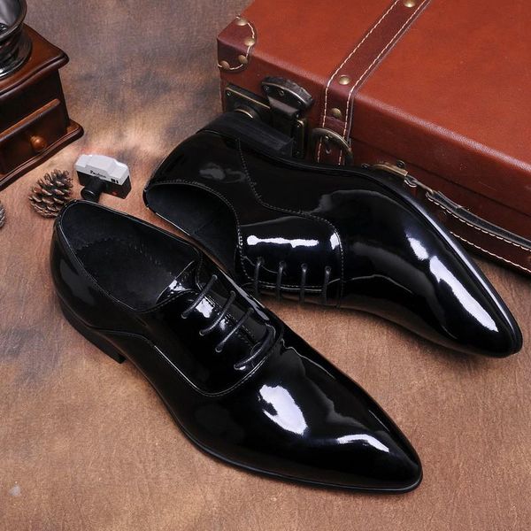 dress shoes black patent leather mens fashion oxfords 2021 spring autumn men wedding barque lace up
dress shoes black patent leather mens fashion oxfords 2021 spring autumn men wedding barque lace up