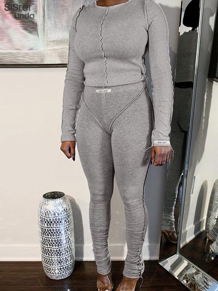 women's two piece pants sisterlinda casual fitness women tracksuit 2 set long sleeve t shirt+trousers wild basic streetwear female matc, White
women's two piece pants sisterlinda casual fitness women tracksuit 2 set long sleeve t shirt+trousers wild basic streetwear female matc, White