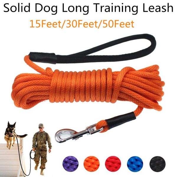 50feet long dog tracking leash non-slip nylon training leads walking for medium large dogs heavy duty supplies collars & leashes
50feet long dog tracking leash non-slip nylon training leads walking for medium large dogs heavy duty supplies collars & leashes