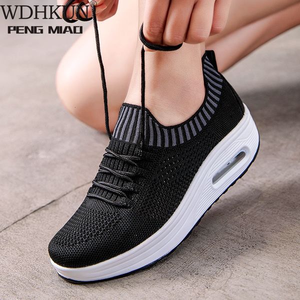 dress shoes spring summer casual women breathable mesh sneakers for flat platform ladies knitting sock g8et, Black
dress shoes spring summer casual women breathable mesh sneakers for flat platform ladies knitting sock g8et, Black