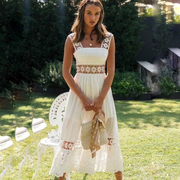 casual dresses summer hollow out dress women white lace long maxi elegant vestidos party robe clothing 2021 for female, Black;gray
casual dresses summer hollow out dress women white lace long maxi elegant vestidos party robe clothing 2021 for female, Black;gray