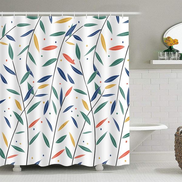 colorful leaves shower curtain for art home bathroom decor, concise design bath curtain polyester cloth with hooks 72x72 inches
colorful leaves shower curtain for art home bathroom decor, concise design bath curtain polyester cloth with hooks 72x72 inches