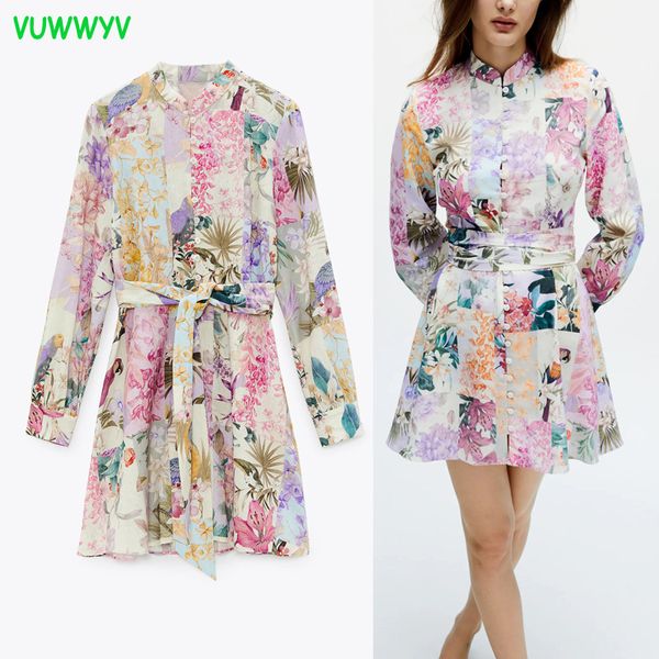 pink animal floral print short dress women summer vintage button up office woman long sleeve tie belt vestidos 210430, Black;gray
pink animal floral print short dress women summer vintage button up office woman long sleeve tie belt vestidos 210430, Black;gray