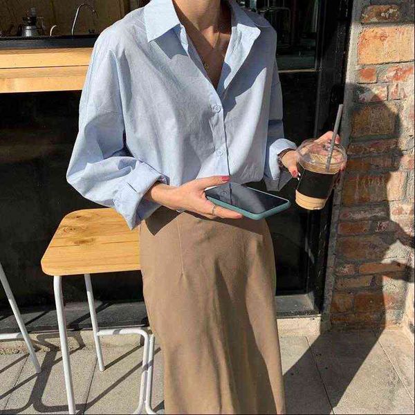 womens shirt women blouses basic ladies loose solid long sleeve shirts casual blusas camisas mujer 4 colors, White
womens shirt women blouses basic ladies loose solid long sleeve shirts casual blusas camisas mujer 4 colors, White