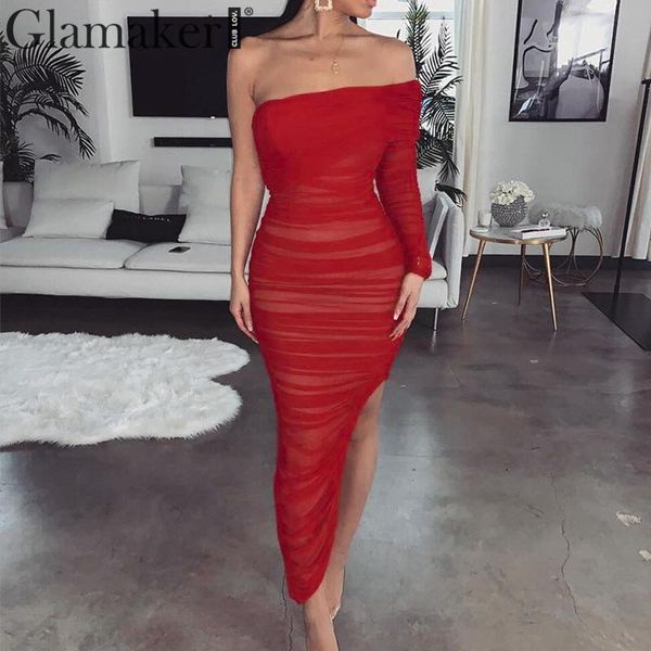 glamaker pleated one shoulder maxi dress women irregular bodycon split long party dress elegant backless club dress ladies 210414, Black;gray
glamaker pleated one shoulder maxi dress women irregular bodycon split long party dress elegant backless club dress ladies 210414, Black;gray