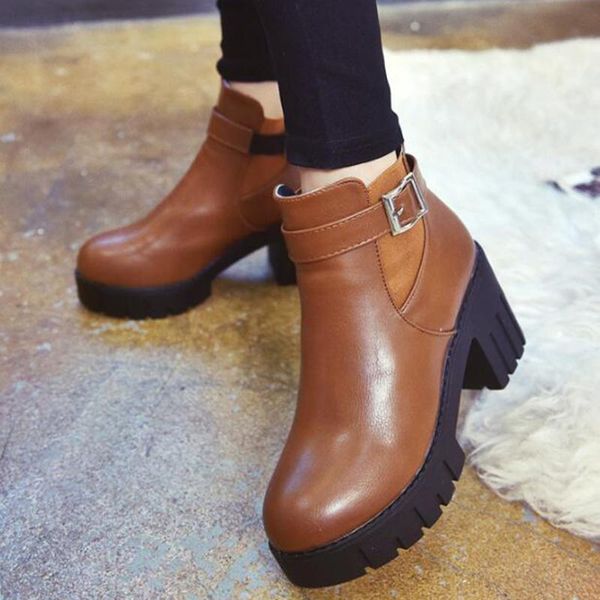 boots covoyyar women vintage platform autumn winter block heel short booties slip on buckle shoes woman wbs456 gi2z, Black
boots covoyyar women vintage platform autumn winter block heel short booties slip on buckle shoes woman wbs456 gi2z, Black