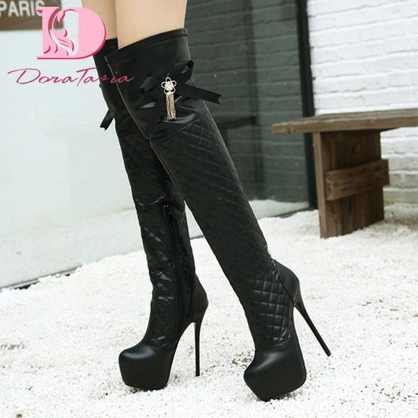boots doratasia female over the knee platform thin high heels metal decoration women 2021 fashion shoes woman1, Black
boots doratasia female over the knee platform thin high heels metal decoration women 2021 fashion shoes woman1, Black