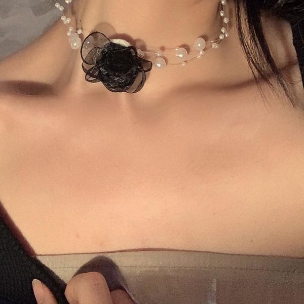 chokers korean flower imitation pearl clavicle chain necklaces for women vintage fashion choker necklace y2k jewelry 90s party gifts, Golden;silver
chokers korean flower imitation pearl clavicle chain necklaces for women vintage fashion choker necklace y2k jewelry 90s party gifts, Golden;silver