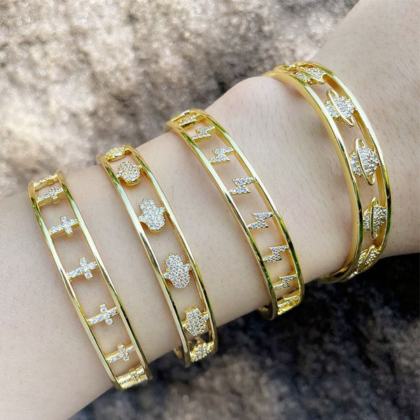 accessories metal hip hop punk wind cross lightning planet bracelet female brd60, Golden;silver
accessories metal hip hop punk wind cross lightning planet bracelet female brd60, Golden;silver