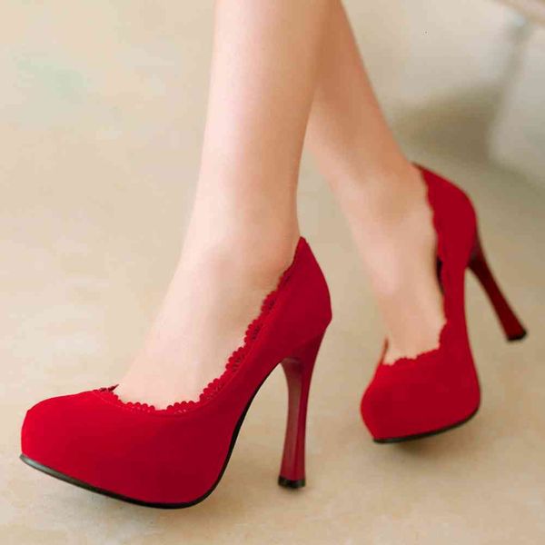sandals size 44 office lady elegant high heels lace party wedding bride slip on women pumps spring platform shoes, Black
sandals size 44 office lady elegant high heels lace party wedding bride slip on women pumps spring platform shoes, Black