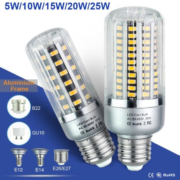 bulbs aluminum radiator lighting bulb 5/10/15/20/25w smd5736 led corn e27 e14 e12 b22 gu10 85-265v chandelier light d30
bulbs aluminum radiator lighting bulb 5/10/15/20/25w smd5736 led corn e27 e14 e12 b22 gu10 85-265v chandelier light d30