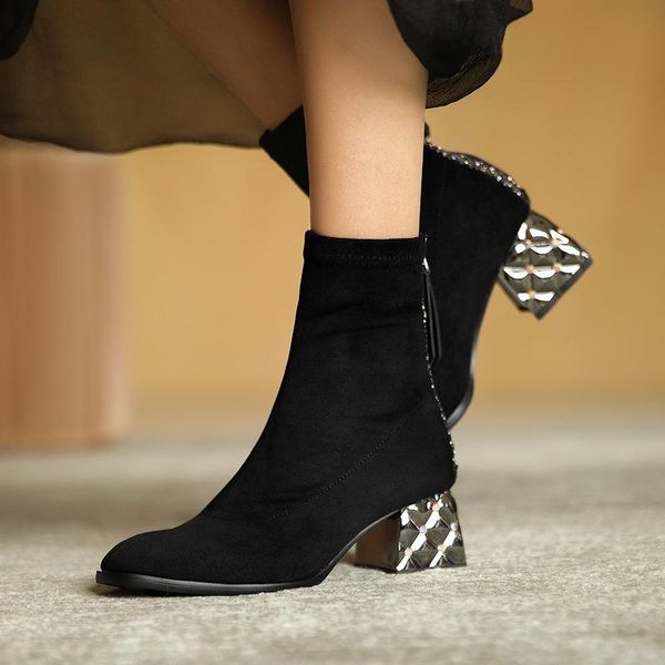 boots 2021 autumn women ankle 22-26.5cm casual pointed toe 5.5cm high heel bootie woman black shoes heels
boots 2021 autumn women ankle 22-26.5cm casual pointed toe 5.5cm high heel bootie woman black shoes heels