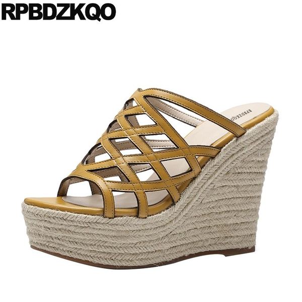 pumps espadrilles rope exotic dancer women yellow slippers high heels platform wedge sandals summer slip on slides fashion shoes, Black
pumps espadrilles rope exotic dancer women yellow slippers high heels platform wedge sandals summer slip on slides fashion shoes, Black