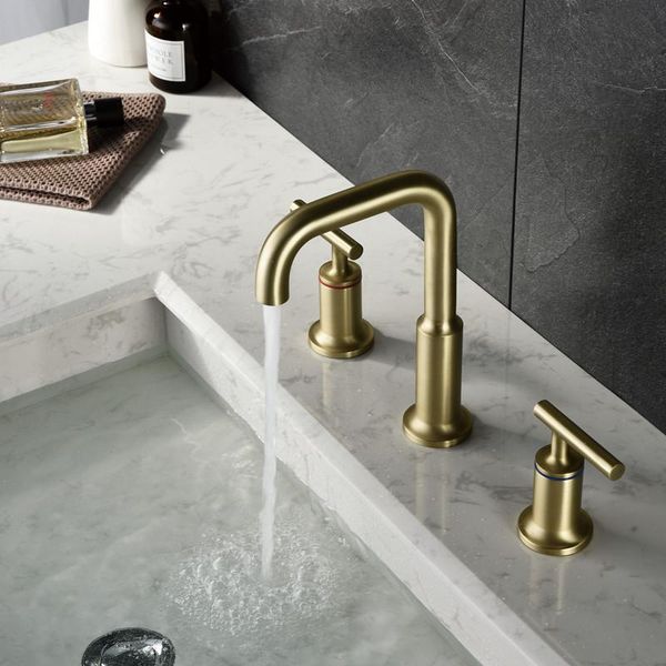bathroom sink faucets luxury gold brushed faucet high-quality brass mixer faucet,rotation cold and water tap
bathroom sink faucets luxury gold brushed faucet high-quality brass mixer faucet,rotation cold and water tap