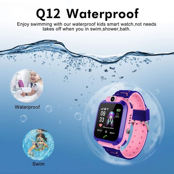 2021 q12 children's smart watch kids sos phone watches smartwatch use sim card p waterproof ip67 watchs gift boys girls
2021 q12 children's smart watch kids sos phone watches smartwatch use sim card p waterproof ip67 watchs gift boys girls