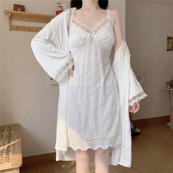 women's sleepwear women robe gown sets summer silk solid white lace spaghetti strap v-neck nightdress bathrobe elegant loose lounge fas, Black;red
women's sleepwear women robe gown sets summer silk solid white lace spaghetti strap v-neck nightdress bathrobe elegant loose lounge fas, Black;red