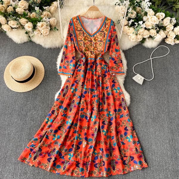singreiny women retro print long dress chic v neck long sleeve a-line dresses spring fashion casual court wind vacation dress 210419, Black;gray
singreiny women retro print long dress chic v neck long sleeve a-line dresses spring fashion casual court wind vacation dress 210419, Black;gray