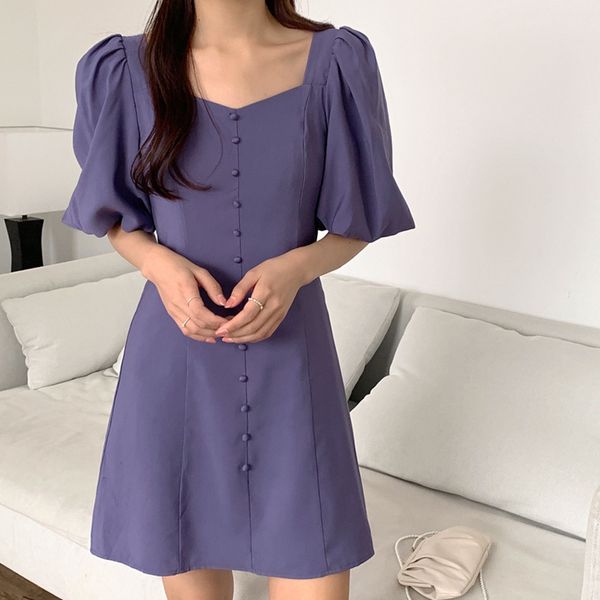 women black casual slim single breasted dress v-neck short puff sleeve fit fashion spring summer 16f0677 210510, Black;gray
women black casual slim single breasted dress v-neck short puff sleeve fit fashion spring summer 16f0677 210510, Black;gray