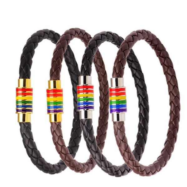 tennis classic style men leather bracelet simple gay black stainless steel button neutral accessories hand-woven jewelry gifts bangles, Golden;silver
tennis classic style men leather bracelet simple gay black stainless steel button neutral accessories hand-woven jewelry gifts bangles, Golden;silver
