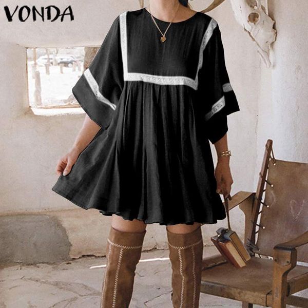 women's blouses & shirts casual loose mini dress ruffle short vestidos 2021 autumn vonda stylish flare sleeve round neck part, White
women's blouses & shirts casual loose mini dress ruffle short vestidos 2021 autumn vonda stylish flare sleeve round neck part, White