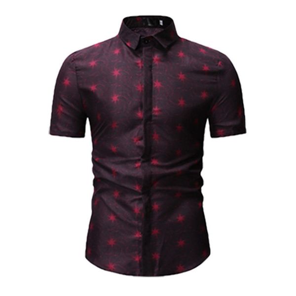 men's t-shirts men summer slim fit cotton shirt casual printed turn down collar short sleeve print blouse shirts qhu3, White;black
men's t-shirts men summer slim fit cotton shirt casual printed turn down collar short sleeve print blouse shirts qhu3, White;black