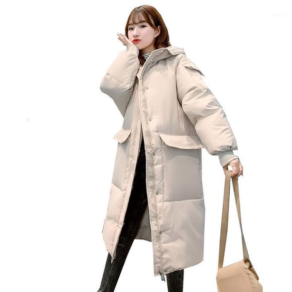 women's down & parkas winter down jacket women overcoat medium long loose hooded big pockets ladies cotton coat thick parker s1 6fdo, Black
women's down & parkas winter down jacket women overcoat medium long loose hooded big pockets ladies cotton coat thick parker s1 6fdo, Black