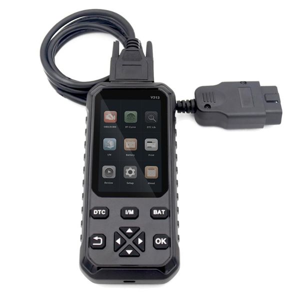 code readers & scan tools v313 obd ii 2 scanner obd2 car engine fault reader with 12v battery tester can diagnostic tool
code readers & scan tools v313 obd ii 2 scanner obd2 car engine fault reader with 12v battery tester can diagnostic tool