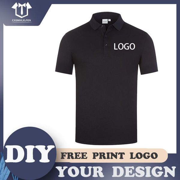 men's polos shirt high-end custom work clothes advertising cultural printing logo lapel diy brand text, White;black
men's polos shirt high-end custom work clothes advertising cultural printing logo lapel diy brand text, White;black