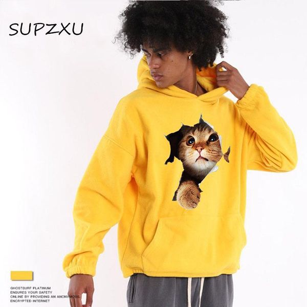 men's hoodies & sweatshirts own-designed hoodie sweatshirt 3d cat print logo loose oversized hip-hop cotton zipper, Black 
men's hoodies & sweatshirts own-designed hoodie sweatshirt 3d cat print logo loose oversized hip-hop cotton zipper, Black