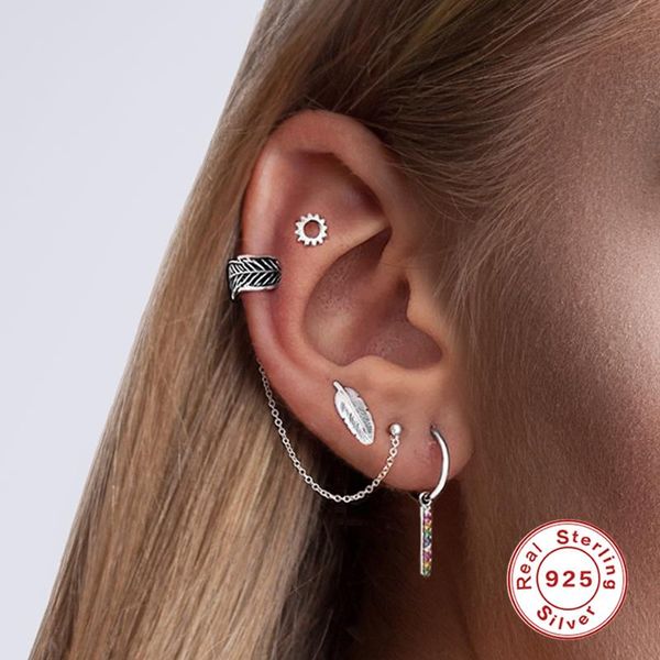 sterling silver piercing earrings for women retro vintage clip on jewelry pendientes ear cuff w5 stud, Golden;silver
sterling silver piercing earrings for women retro vintage clip on jewelry pendientes ear cuff w5 stud, Golden;silver