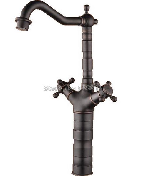 bathroom sink faucets basin dual handles faucet black oil rubbed bronze single hole deck mounted vessel mixer taps wnf021
bathroom sink faucets basin dual handles faucet black oil rubbed bronze single hole deck mounted vessel mixer taps wnf021