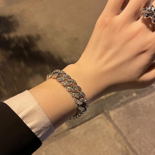 link, chain diamond-studded cuban bracelet full rhinestone pave link for men women hip hop paved cz rapper bling luxury, Black
link, chain diamond-studded cuban bracelet full rhinestone pave link for men women hip hop paved cz rapper bling luxury, Black