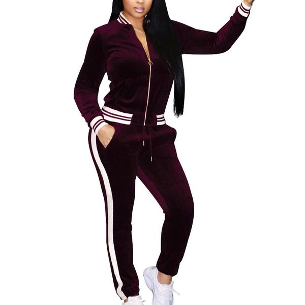 autumn winter 2 piece set women strip sweatshirt+pants suit tracksuits long sleeve sportswear outfit black burgundy pink s-3xl women's, White
autumn winter 2 piece set women strip sweatshirt+pants suit tracksuits long sleeve sportswear outfit black burgundy pink s-3xl women's, White