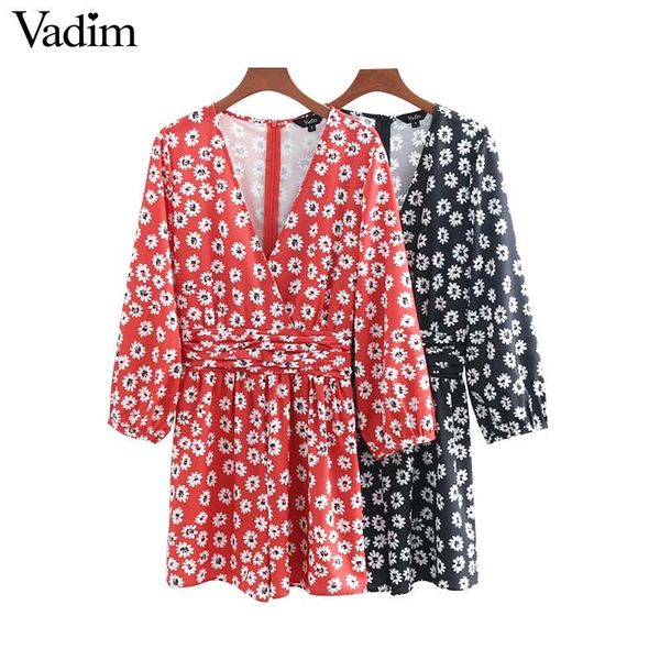 women's jumpsuits & rompers vadim women red black floral print playsuits elastic waist back zipper three quarter sleeve female chic ka6, Black;white
women's jumpsuits & rompers vadim women red black floral print playsuits elastic waist back zipper three quarter sleeve female chic ka6, Black;white