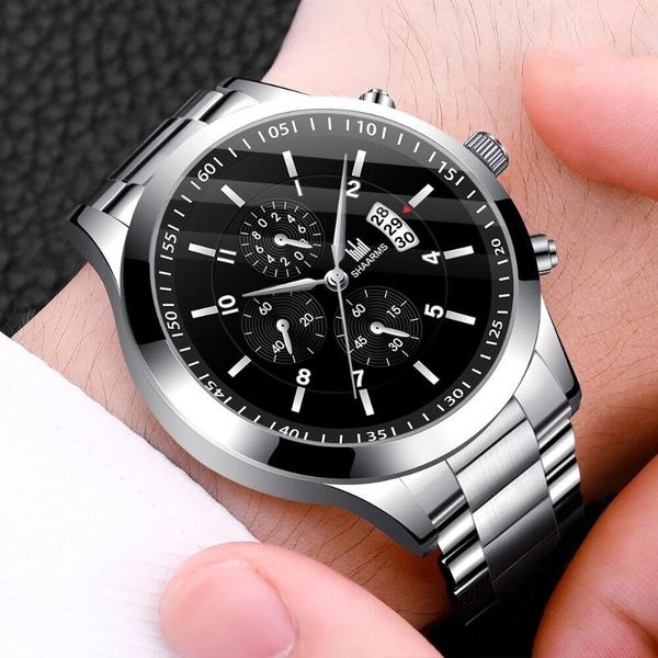 wristwatches 2021 reloj hombr fashion mens watches luxury quartz watch men famous band business calendar relogio masculino, Slivery;brown
wristwatches 2021 reloj hombr fashion mens watches luxury quartz watch men famous band business calendar relogio masculino, Slivery;brown