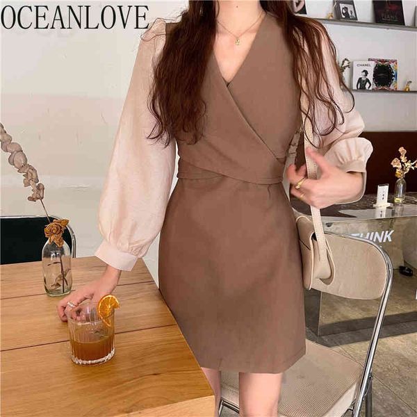 office lady woman dresses patchwork korean spring femme robes a-line high waist chic vestidos de mujer 19672 210415, Black;gray
office lady woman dresses patchwork korean spring femme robes a-line high waist chic vestidos de mujer 19672 210415, Black;gray