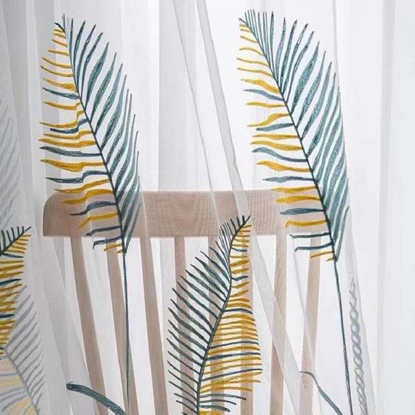 japanese and korean green banana leaf plant tulle embroidered curtains for living room sheer drapes bedroom kitchen curtai curtain &
japanese and korean green banana leaf plant tulle embroidered curtains for living room sheer drapes bedroom kitchen curtai curtain &