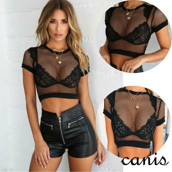 women's swimwear mesh beach crop bikini set cover up pure black fish net t shirt beachwear women bathing suit plus size btcs, White;black
women's swimwear mesh beach crop bikini set cover up pure black fish net t shirt beachwear women bathing suit plus size btcs, White;black