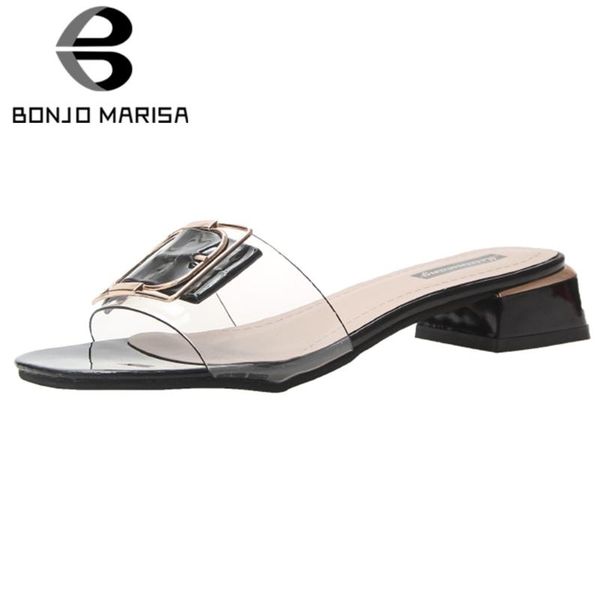 slippers bonjomarisa 2021 trendy transparent strap casual low heels women fashion buckle decorating shoes woman, Black
slippers bonjomarisa 2021 trendy transparent strap casual low heels women fashion buckle decorating shoes woman, Black